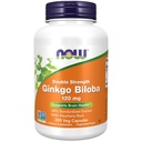 AHORA Suplementos, Ginkgo Biloba 120 mg, Doble Fuerza, Proyecto No OGM Verificado, 200 cápsulas de Veg