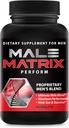 Male Matrix- Píldoras de ampliación para hombres- Amplifique el tamaño masculino- Extender en longitud, Engorge en Girth- Boost Hasta 3 pulgadas en 90 días- Multiplicador de resistencia- 60 Tabletas