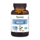 Himalaya Ashwagandha+ Relájate, con GABA, Holy Basil " Chamomile for Reset, Relax " Stress Relief, Vegan, Gluten Free, 540 mg, 60 cápsulas vegetarianas, 1 mes de suministro