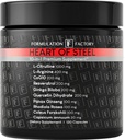 Fórmula Corazón de acero: 10-en-1 Maximizador metabólico Nitric Oxide Suplemento, Apoyo a la Presión de la Sangre, L Arginine, L Citrulline Natural Pre-Workout: Energy Management 120 Conde