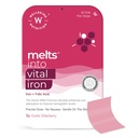 NUTRICIÓN DE BELLBEING Melts Nano Iron ¦ Plant Based Iron, Beetroot, Swiss Chard, Pumpkin Seeds, Vitamin C and Folate for Improved Hemoglobin, Oxygen Binding Capacity & Blood Building (30 Oral Strips)