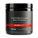 Toniiq 100 Billones CFU Lactobacillus Salivarius Probiotic - Conde CFU más Verificado - Laboratorio de Terceros Tested for Potency - 60 cápsulas vegetarianas - 30 servidumbres - TQ Verificado