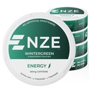NZE Caffeine Nootropic Pouches (Wintergreen) - Energy Pouches with 50mg Caffeine, Alpha GPC, L-Tyrosine &amp; L-Theanine with No Sugar or Artificial Sweeteners - 15 Pouches Per Can - 5 Pack