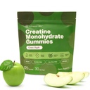 Cretina Gummies 5g Monohydrate + Taurine & B12 - Libre de azúcar, Vegan, Libre de gluten - Manzana Verde - 120 Conteo (30 Serviciones) para Fuerza, Energía & Focus
