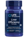 Life Extension Liver Efficiency Formula, apoya la función saludable del hígado en el nivel celular y niveles óptimos de antioxidantes en el metabolismo del hígado, libre de gluten, no GMO, vegetariano, 30 cápsulas