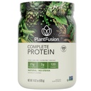 PlantFusion Complete Vegan Protein Powder - Planta Basada Proteína Polvo con BCAAs, Enzimas Digestivos y Pea Protein - Keto, Gluten Gratis, No-Dairy, No Sugar, No-GMO - Natural-No Stevia 0.93 lb