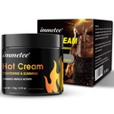 Crema caliente para el quemador de grasa, celulitis de crema caliente y quemador de grasa, gel de quemador de grasa sudor, aumento de entrenamiento para formar cintura, abdomen y nalgas Crema de adelgazamiento para hombres y mujeres-170g