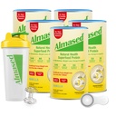 Almased ¦ High Protein Shakes ¦ Meal Replacement Shake ¦ Meal Replacement Powder for Weight Loss with Shaker Bottle (Vanilla Flavor, 5 Cans of 17.6 oz + Scoop)