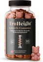 TruHeight Growth Gummies (Watermelon) Natural Growth &amp; Development Supplement for Kids & Teens - Vitamina D, K, Calcio &amp; Ashwagandha - Bone Strength Vitaminas D3 K2 - Picky Eater Vitamina - Edades 5+
