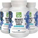 Sólo levadura natural para mascotas y levaduras de ajo - All-Natural Flea &amp; Tick Prevention for Dogs - Fortificada con vitaminas B - Promueve la piel sana " Cuna - 300 cuenta Tablet (3 Pack)