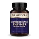Dr. Mercola Lumbrokinase Enzymes - Delayed Release Formula - Suplemento dietético para Cardiovascular &amp; Energy Support - No Gluten-Free &amp; Soy-Free - 30 Capsules (30 Servimientos)