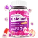 Gafas de Citrato de Calcio Gratuito para Mujer &amp; Hombre 1000mg, Vitamina D3 K2, Magnesio, Zinc, Borón, Manganeso, Cobre, Última Abs Absorción Suplementos de Calcio para Hueso, Muscle & Immune - Vegan, 60 Conde