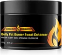 Crema caliente para el quemador de grasa corporal, pérdida de peso Sudoración Enhancer Gel, crema de quemador de grasa para el quemador de grasa de estómago, cuerpo de adelgazamiento y conformado de la crema celulitis, masaje de tejido profundo