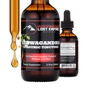 Herbs de Imperio Perdido Ashwagandha Tintura Spagyric - Líquido gotas Extracto de raíz para hombres, mujeres, sueño, cortisol - Mejor suplemento de Ashwagandha EE.UU. Grown Organic (2 fl oz)