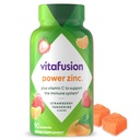 Vitafusion Power Zinc Gummy Vitaminas, Strawberry Tangerine Flavored Immune Support (1), 90 Conde