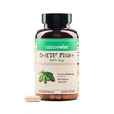 NatureWise 5-HTP 200mg Suplemento de Griffonia Semillas con Cofactor Vitamina B6 - Mood Support and Natural Sleep Aid for Adults - Delayed-Release, Vegan - 60 Conde[2-Month Supply]