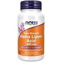 AHORA Suplementos de alimentos, ácido lipoico alfa 600 mg con extracto de semillas de uva " Bioperine®, fuerza extra, 60 Cuenta (Pack of 1)