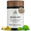 AKSHAR Ayurveda Gluco Support Suplemento con Gymnema, Bitter Melon, Turmeric &amp; More, Supports Healthy Levels(60 Capsules)