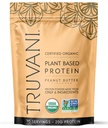 Truvani Vegan Pea Protein Powder ← Mantequilla de maní Silencio 20g Orgánica Proteína basada en plantas Silenciosos 10 Sirviendo a la vida Keto ← Gluten " Dairy Free ← Carb bajo Silencio No Añadido Sugar