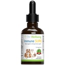 Pet Wellbeing Immune Seguro para gatos - Soportes Normal Immune Defenses, Gut Flora Balance, Andrographis, Echinacea, Vitamina C, Zinc - Veterinaria-Formulated Herbal Suplemento 2 fl oz (59 ml)