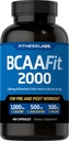 Laboratorios de fitness BCAAFit 2000 - Aminoácidos de cadena ramificados para el crecimiento muscular y la recuperación* (400 cápsulas)