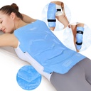 REVIX XXL Full Back Ice Pack Wrap, Reutilizable Gel Compresss para la espalda superior e inferior, Long-Lasting Flexible Ice Pack for Muscle Fatigue, Soreness y Post-Workout Recovery