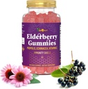 Gummies de arándano con vitamina C, Echinacea, Propolis - Immune Support Gummy for Kids, Adultos - Sambucus Black Elderberry Extract Immunity Booster (90 Cuenta)