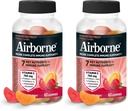 Vitamina C 750mg (por servicio) - Gaviotas de frutas surtidas (63 Cuenta en botella), Suplemento de apoyo sin gluten con vitaminas C E, selenio (Pack of 2)