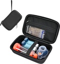 ProCase Hard Carrying Case for Asthma Inhaler, Portable Inhaler Spacer Travel Bag for Adults Kids, Masks Asthma Accesorios Holder,Asthma Kits Organizador con Mesh Pocket -Black