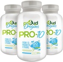 Pro-10, Probiótico 20 billón, 120 cápsulas, paquete de 3