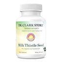 Dr Clark Store Milk Thistle Seed Suplemento – 500mg, 100 cápsulas, Liver Health &amp; Detox Support