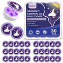 Patches para el sueño para adultos y niños, Goodnight Sleep Oil Bead Patches de Ayuda para el sueño (30 PCS, Servir hasta 120 noches), Fórmula de Sueño Dulce Actualizada con ingredientes vegetales 100% naturales