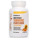 Salud Divina Dr. Colbert, MD High Potency Turmeric Curcumin with BioPerine (Black Pepper for Absorption) 500mg Extracto Turmérico 95% Curcuminoids > 150mg Whole Root Turmeric tención 60 cápsulas