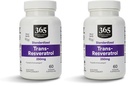 Mercado completo de alimentos, Transresveratrol 250Mg, 60 cápsulas de huevo (Pack of 2)