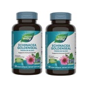 Camino de la Naturaleza Echinacea Goldenseal - 900 mg Echinacea 7 Herb Blend per 2-capsule serving - For Immune Support* - Con Cayenne Pepper, Gentian & Burdock - Gluten Free - 180 Vegan Capsules (Pack of 2)