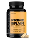 Nootrix Prime Brain Nootropic Suplemento  Apoya Memoria, Enfoque mental, Salud cognitiva &amp; Energía ← Mood saludable &amp; Brain Function ← Ginkgo Biloba, Lion's Mane & L Theanine TEN 90 Capsules