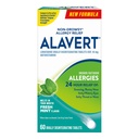 Alivio a la alergia 24 horas, Sabor de la menta fresca, Tablas de alergias desintegradas oralmente, Antihistamínico no somnoliento, Loratadine 10mg, 60 Conde