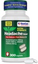 GenCare - Headache Relief Acetaminophen with Aspirin (NSAID) " Caffeine (300 caplets) Value Pack ¦ Pain Head, Muscle Aches, Back Pain " Body  durable Generic ExcedrEn Extra Strength