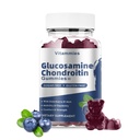 Glucosamine Chondroitin Gummies with MSM & Elderberry Extra Strength - Joint Support, Antioxidant Immune Support Supplement for Adults, Men &amp; Women Minerals, coenzyme Q10, DHA- 60 Blueberry Gummies