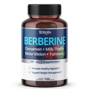 Suplemento de Berberina Premium con canela de Ceylán, Melón de Bitter, Carga de Leche - 150 Day Supply (150 Cuenta (Pack de 1))