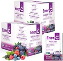 Ener-C Sugar Free Multivitamin Drink Mix - Vitamin Powder for Water, Electrolytes Powder No Sugar, Hydration Boost Packets, Zero Sugar, Vitamina C &amp; B12 Suplemento Liquid Mix - Mixed Berry, 60 Cuenta