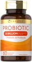 Carlyle Probiótico con Prebióticos " Postbióticos " TEN 25 Billion CFU TEN 60 cápsulas TENIDO Suplemento para Mujeres " Hombres ANTE LAS Píldoras de Polvos TEN VÍgetariano, No GMO " Gluten Free