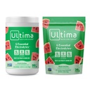 Ultima Replenisher Electrolyte Powder Drink Mix Bundle – Sugar Free – Watermelon, 90 Serving Canister y 20 Stickpacks – 6 Electrolytes and Minerals – Keto Friendly, Vegan, Non-GMO