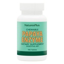 Natures Plus Papaya Enzyme - 6 mg Papain - All Natural Digestive Aid Supplement, Contains Amylase " Protease - 180 Chewable Tablets (180 Servings)