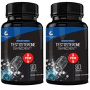 Farmacéutico Recomendado 2 fer 1 Oferta 180ct Testosterone Booster Mejora por Laboratorios de Investigación. Aumente la fuerza de energía del músculo magro. Saw Palmetto, Tribulus, Tongkat Ali, Horny Goat Weed, Zinc