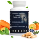 Fórmula de Ocu-Plus – Suplemento de salud ocular con Lutein " Zeaxanthin – apoya la claridad visual, la visión nocturna " la salud Macular – con Bilberry, Ginkgo Biloba " NAC – 60 cápsulas