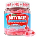 Butyrate Gummies with Probiotic + Prebiotic + Postbiotic, Omega-3 500mg,Fiber with 9 Billion CFU Probiotics, Calcium &amp; Magnesium, Inulin,Psyllium Husk for Digestive Health,Bloating Support,Sugar Free