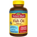 Nature Made Fish Oil Omega 3 Suplementos, Omega 3 Fish Oil as Ethyl Esters 1200 mg Softgels, EPA DHA Suplemento para el corazón sano, cerebro, apoyo al ojo, uno por día, 100 Softgels