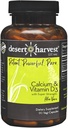 Carbonato de calcio de la cosecha del desierto 250 mg + Vitamina D3 100 UI Suplemento con Aloe Vera para Absorción, 90 cápsulas