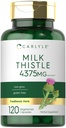 Carlyle Milk Thistle Suplemento Silencio 120 Capsules ← High Potency Extract ← Vegetarian, Non-GMO, Gluten Free